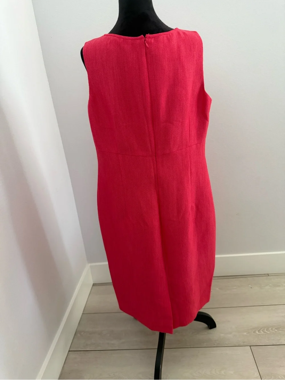 Kasper Sleeveless Hot Pink Sheath Dress#B14